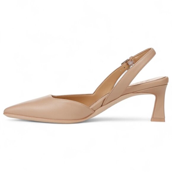 Naturalizer Dalary Size 8 W Creme Brulee Slingback Comfortable Low Heel Pump - Picture 6 of 16